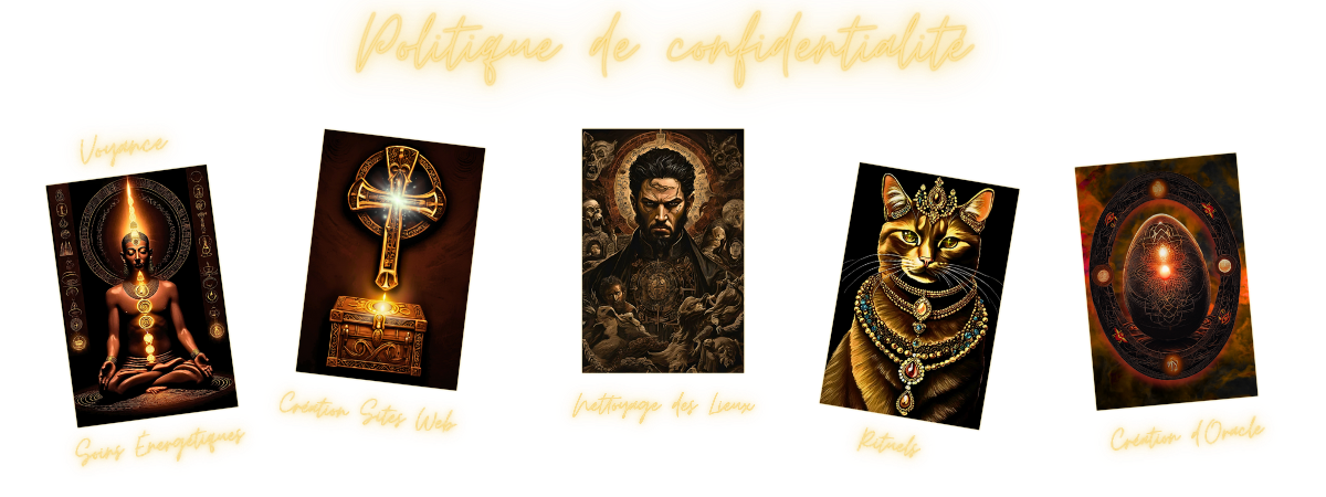 Politique de confidentialité – Les Oracles de Sylvio
